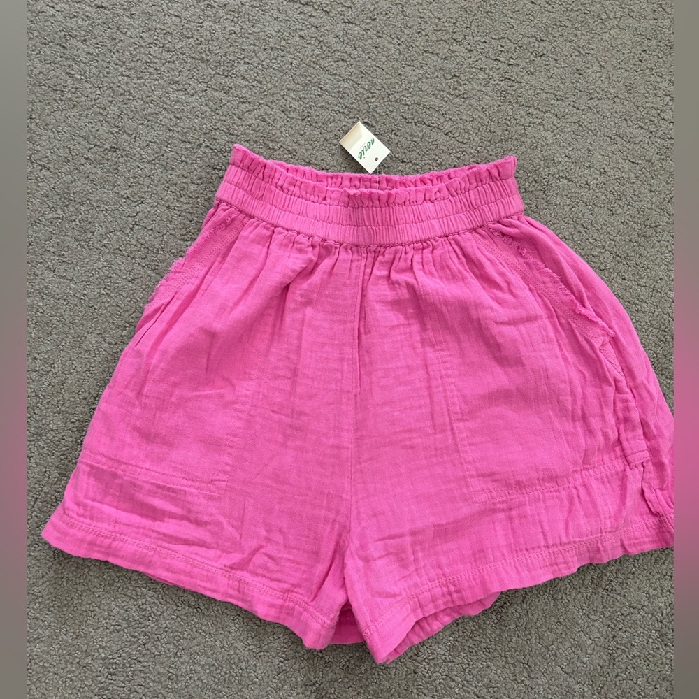 Aerie hot pink shorts